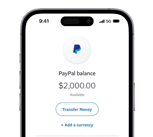 PayPal Transfer $2,000